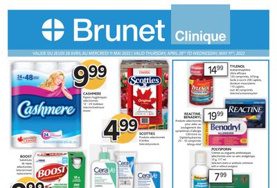 Brunet Clinique Flyer April 28 to May 11