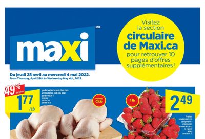 Maxi Flyer April 28 to May 4