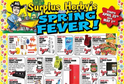 Surplus Herby's Flyer April 25 to May 1