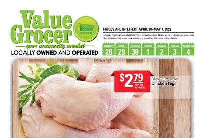 Value Grocer Flyer April 28 to May 4