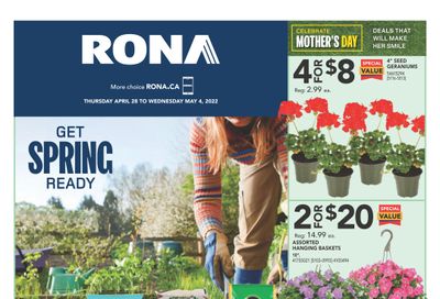 Rona (West) Flyer April 28 to May 4