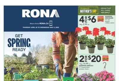 Rona (ON) Flyer April 28 to May 4