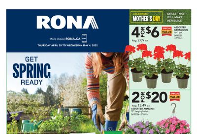 Rona (Atlantic) Flyer April 28 to May 4