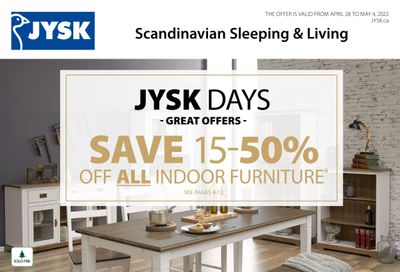 JYSK Flyer April 28 to May 4