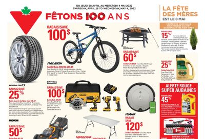Canadian Tire (QC) Flyer April 28 to May 4