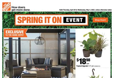 Home Depot (BC) Flyer April 28 to May 4