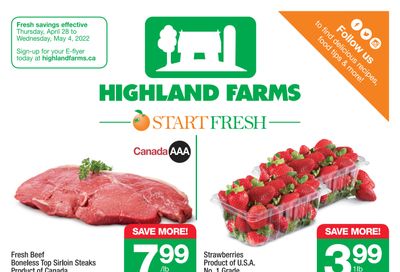 Highland Farms Flyer April 28 to May 4