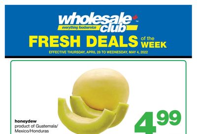 Wholesale Club (ON) Fresh Deals of the Week Flyer April 28 to May 4