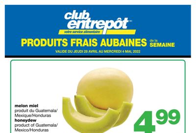 Wholesale Club (QC) Fresh Deals of the Week Flyer April 28 to May 4