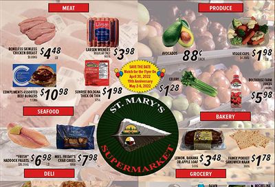 St. Mary's Supermarket Flyer April 27 to May 3