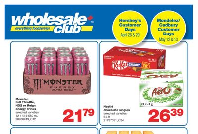 Wholesale Club (West) Flyer April 28 to May 18