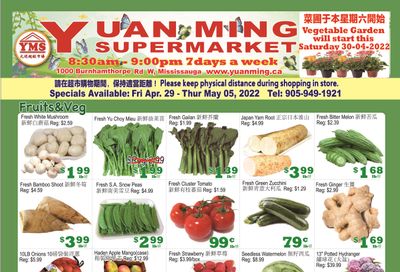 Yuan Ming Supermarket Flyer April 29 to May 5