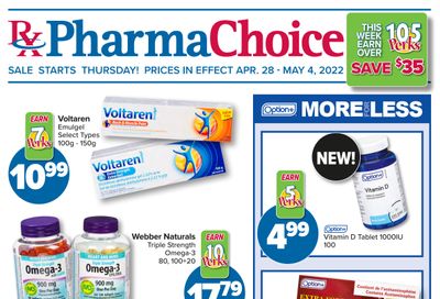 PharmaChoice Health Centre Flyer April 28 to May 4