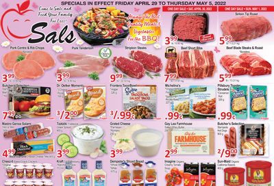 Sal's Grocery Flyer April 29 to May 5