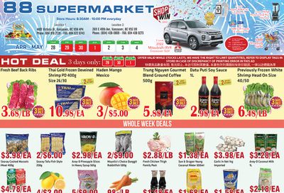 88 Supermarket Flyer April 28 to May 4