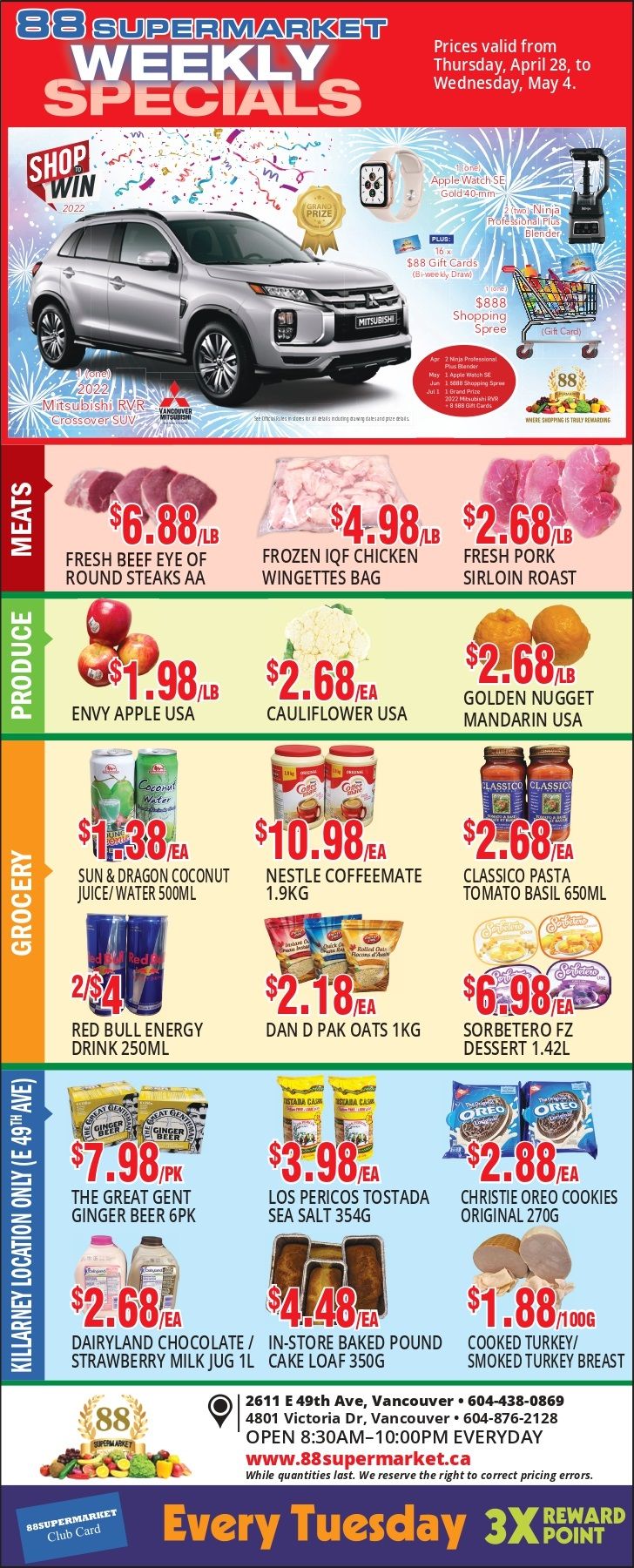 88 Supermarket Flyer April 28 to May 4