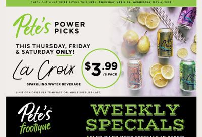 Pete's Fine Foods Flyer April 28 to May 4