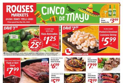 Rouses Markets (AL, LA, MS) Weekly Ad Flyer April 28 to May 5