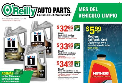O'Reilly Auto Parts Weekly Ad Flyer April 28 to May 5