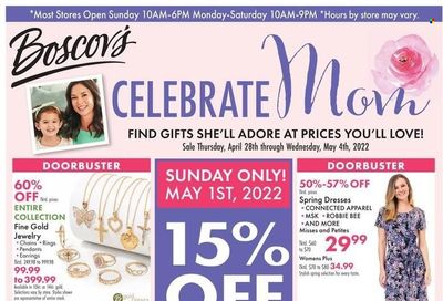 Boscov's (CT, DE, MD, NJ, NY, PA) Weekly Ad Flyer April 28 to May 5