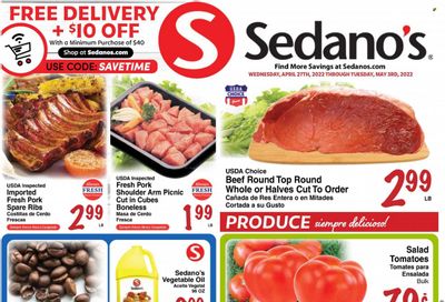 Sedano's (FL) Weekly Ad Flyer April 28 to May 5