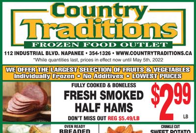 Country Traditions Flyer April 28 to May 5