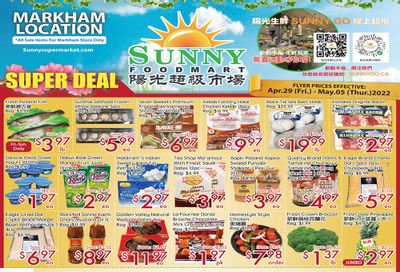 Sunny Foodmart (Markham) Flyer April 29 to May 5