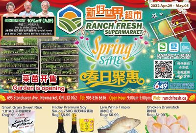 Ranch Fresh Supermarket Flyer April 29 to May 5