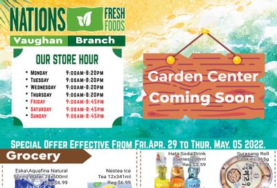 Nations Fresh Foods (Vaughan) Flyer April 29 to May 5