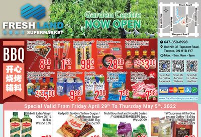 FreshLand Supermarket Flyer April 29 to May 5