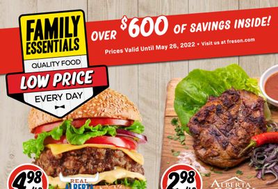 Freson Bros. Family Essentials Flyer April 29 to May 26