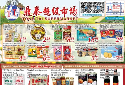 Tone Tai Supermarket Flyer April 29 to May 5