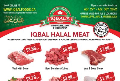 Iqbal Foods Flyer April 27 to 30