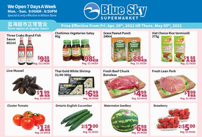 Blue Sky Supermarket (North York) Flyer April 29 to May 5