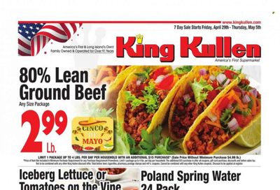King Kullen (NY) Weekly Ad Flyer April 29 to May 6