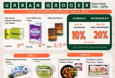 Urban Grocer Flyer April 29 to May 5