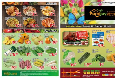 Famijoy Supermarket Flyer April 29 to May 5