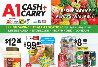A-1 Cash and Carry Flyer April 11 to May 10