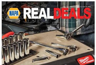 NAPA Auto Parts Real Deals Flyer April 1 to June 30