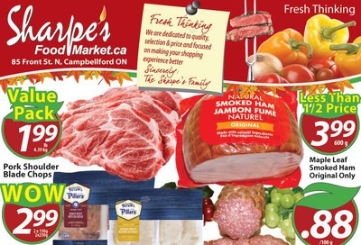 Sharpe's Food Market Flyer October 24 to 30
