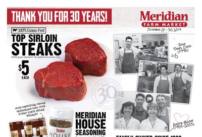 Meridian Farm Market Flyer October 24 to 30