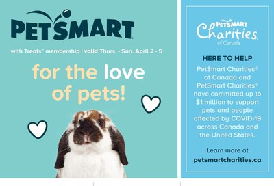 PetSmart Treats Membership Flyer April 2 to 5