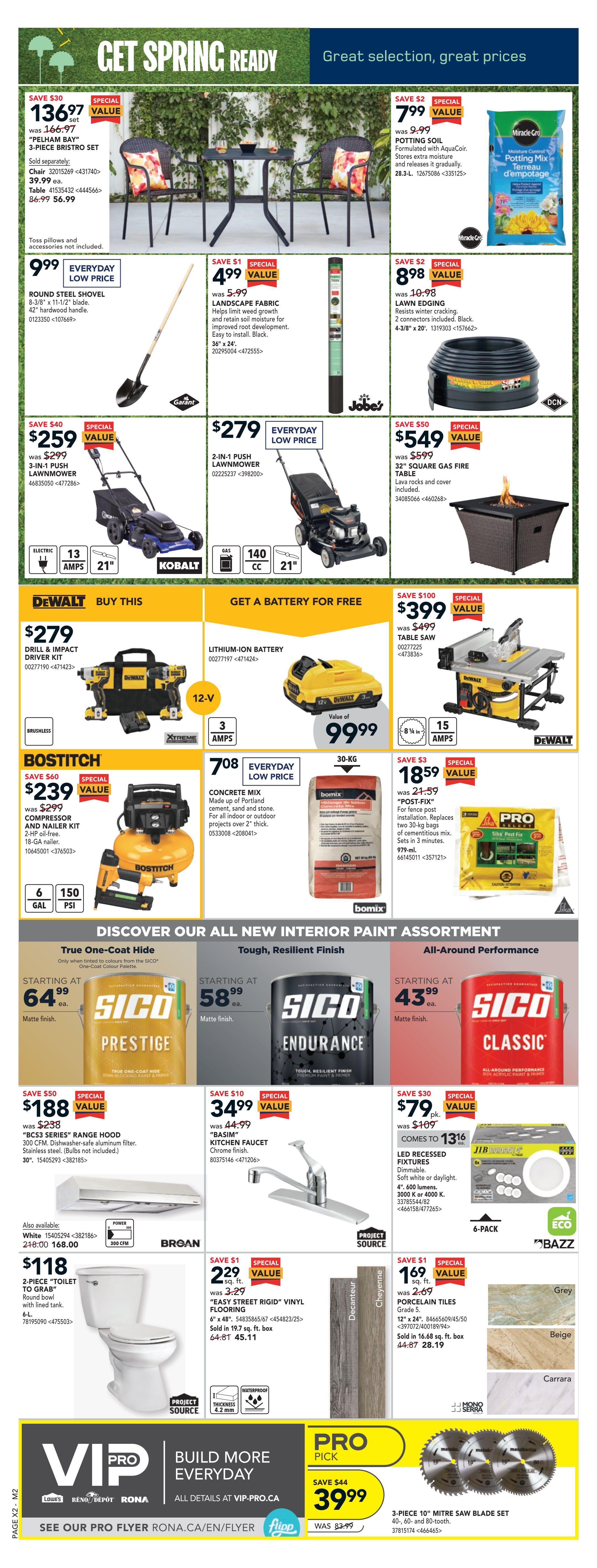 Rona (Atlantic) Flyer May 5 to 11