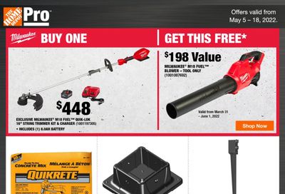 Home Depot Pro Flyer May 5 to 18