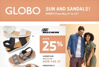 Globo Shoes Flyer May 4 to 15
