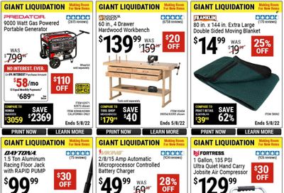 Harbor Freight Weekly Ad Flyer May 4 to May 11
