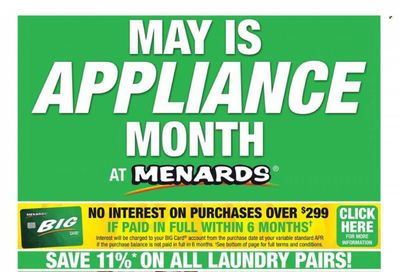 Menards Weekly Ad Flyer May 4 to May 11