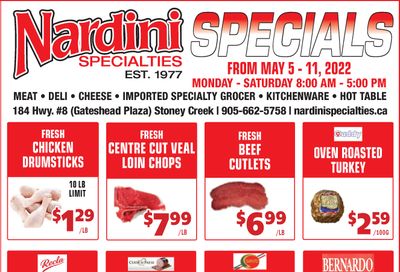 Nardini Specialties Flyer May 5 to 11