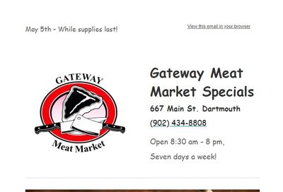 Gateway Meat Market Flyer May 5 to 11
