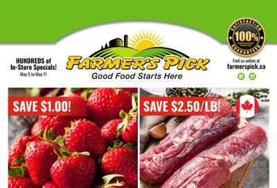 Farmer's Pick Flyer May 5 to 11